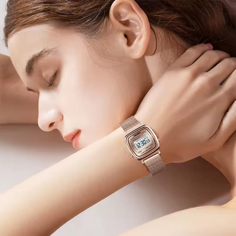 Reloj SKMEI 1901 Damas Oro Rosa